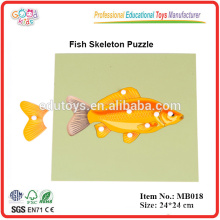 Montessori Animal - Fish Skeleton Puzzle